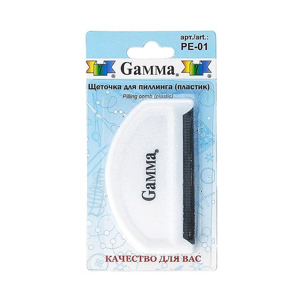 Щеточка для пилинга, пластик, Gamma PE-01