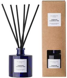 Tuberose & Magnolia Tree, аромадиффузор Apothecary cobalt blue Collection, Vila Hermanos