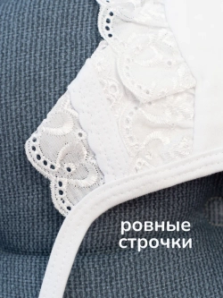 Кружевной чепчик для новорожденного