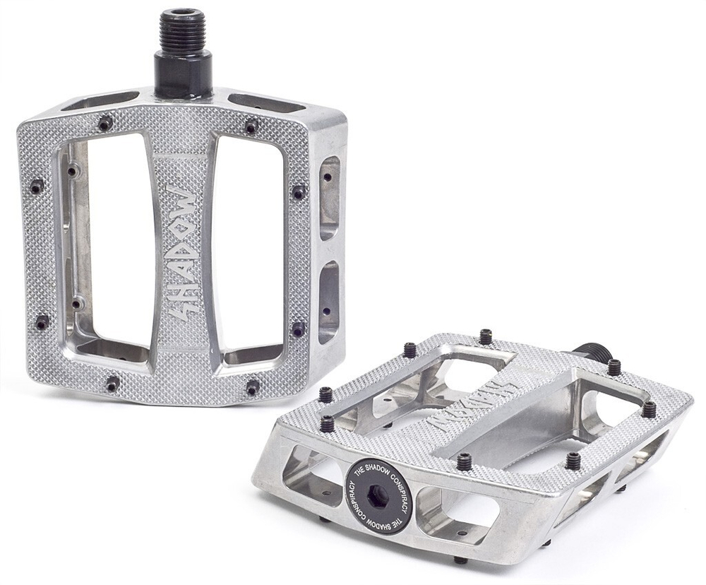 BMX педали Shadow Ravager Alloy Pedal Sealed Raw Polish