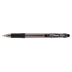 Ручка шариковая автоматическая Pentel Fine Line ⌀0.7 мм, 12 шт, BK417-A цвет чернил: черный