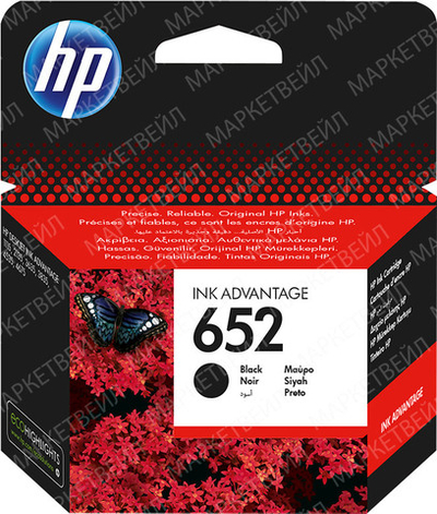 Картридж HP 652 (F6V25AE) для DeskJet 4535 черный (0.36K)