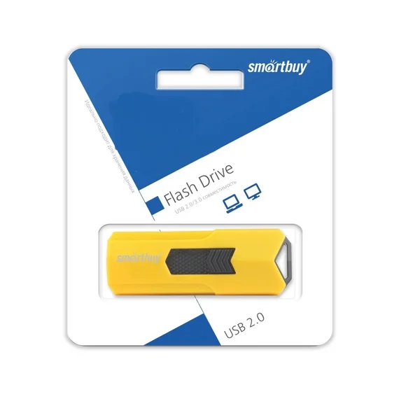 Флеш-накопитель USB  64GB  Smart Buy  Stream  жёлтый