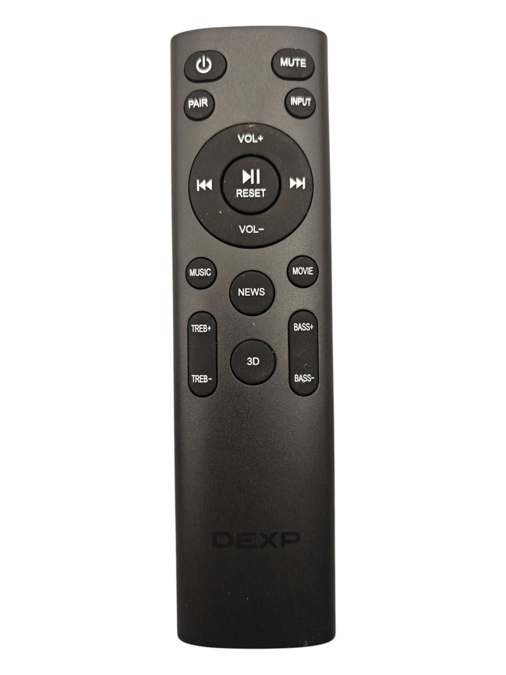 Пульт ДУ Dexp саундбара v390 v160