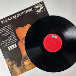 Винтажная виниловая пластинка LP Them, The World Of Them (Germany 1974)
