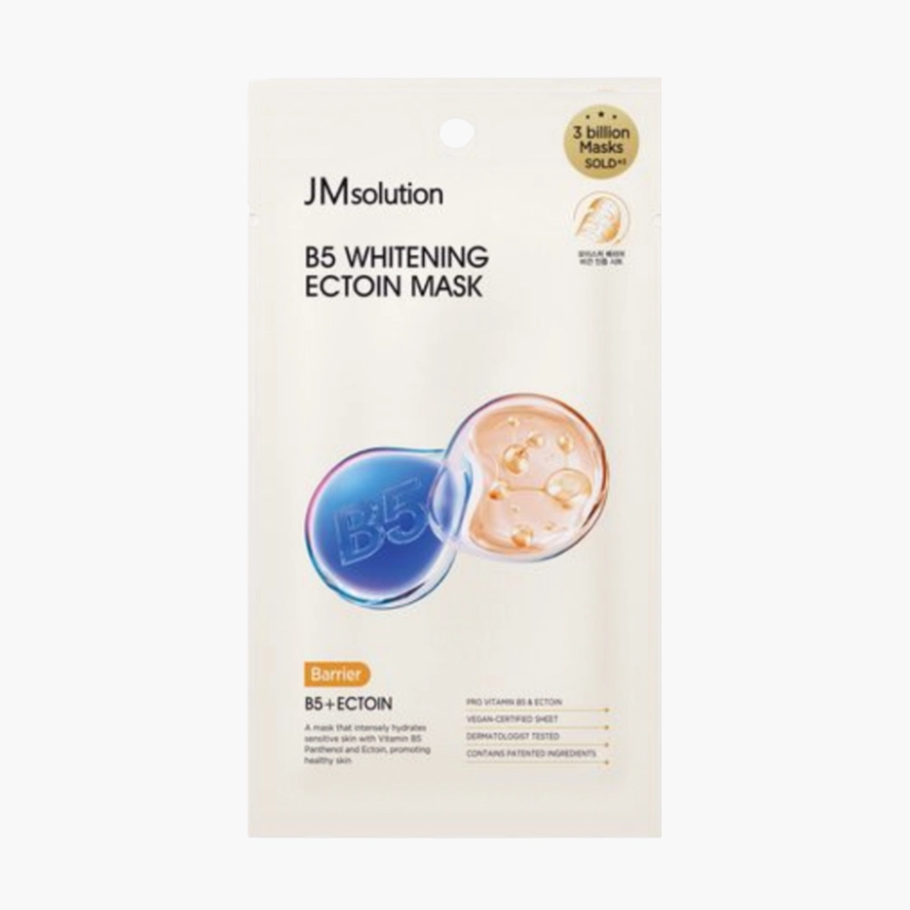 JMsolution B5 Whitening Ectoin Mask, 25ml*1ea - Увлажняющая и защищающая маска