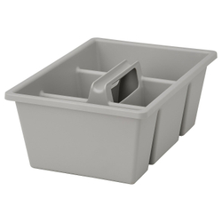 IKEA FÅNGGRÖDA  (ИКЕА ФОНГГРЁДА)  -  Вкладыш с перегородками - светло-серый 35х24х14 см