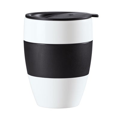 Термокружка aroma to go, 400 мл, черно-белая