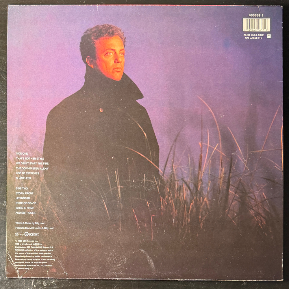 Billy Joel ‎– Storm Front (Англия 1989г.)