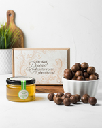 Медовый подарочный набор HoneyForYou "Акация с орехом макадамия"