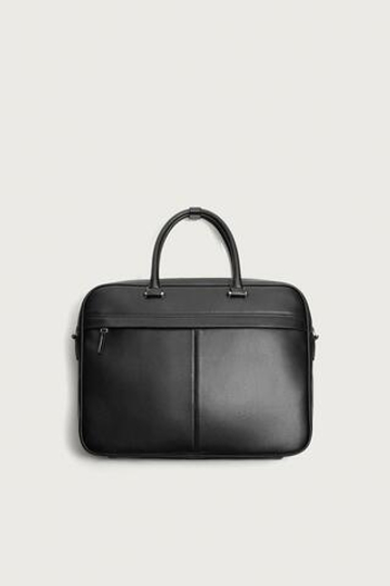 ZARA ПОРТФЕЛЬ С ТИСНЕНИЕМ, ЧЕРНЫЙ