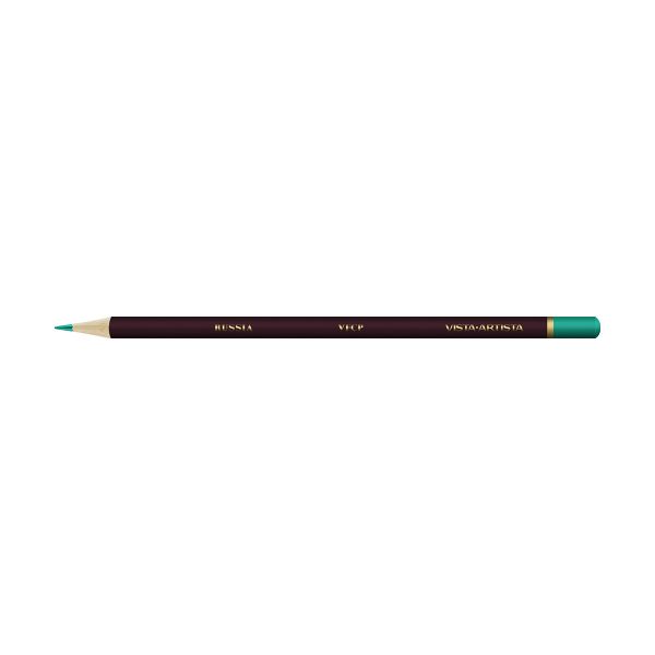 Карандаш цветной заточенный, 6 шт, 620 Кобальтовый зеленый светлый (Cobalt green light), Vista-Artista VFCP