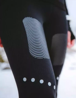 Тайтсы Женские Winter Trail Under Control Черные