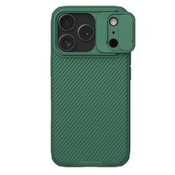 Чехол темно-зеленого цвета (Dark Green) от Nillkin на iPhone 17 Pro, серия CamShield Pro Case