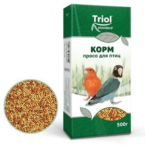 Корм Тriol Standard для птиц "Просо", 500г