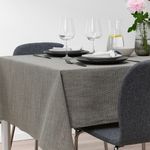 Скатерть IKEA SVARTSENAP (СВАРТСЕНАП), Серый, 145х240 см