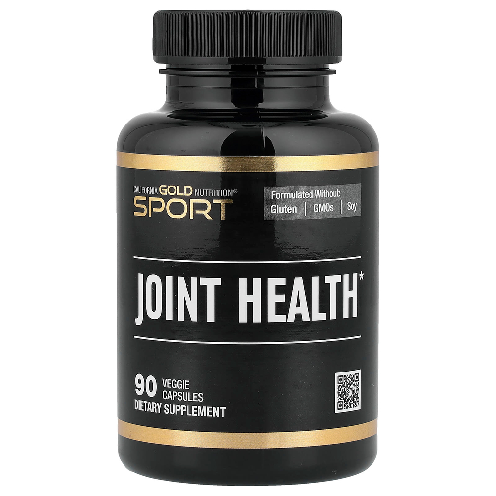 California Gold Nutrition, Sport, добавка для здоровья суставов с МСМ, гидрохлоридом глюкозамина, хондроитинсульфатом, куркумой и босвеллией, 90 растительных капсул