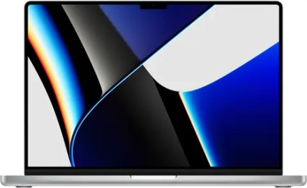 Ноутбук Apple MacBook Pro A2485 M1 Pro 10 core 16Gb SSD1Tb/16 core GPU 16.2" Liquid Retina XDR (3456x2234) macOS silver WiFi BT Cam (MK1F3RU/A)