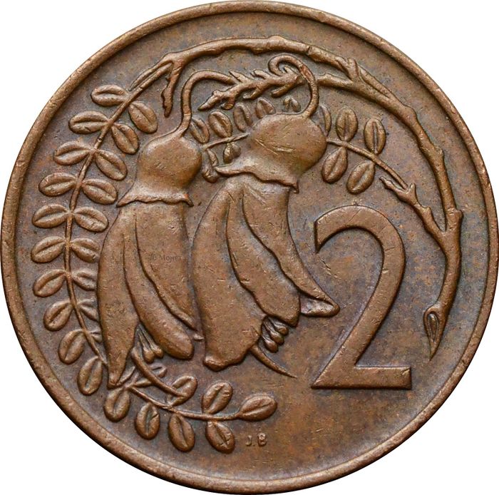 2 цента 1967-1985 Новая Зеландия