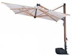 Зонт профессиональный Galileo Wood 300х400 см, слоновая кость