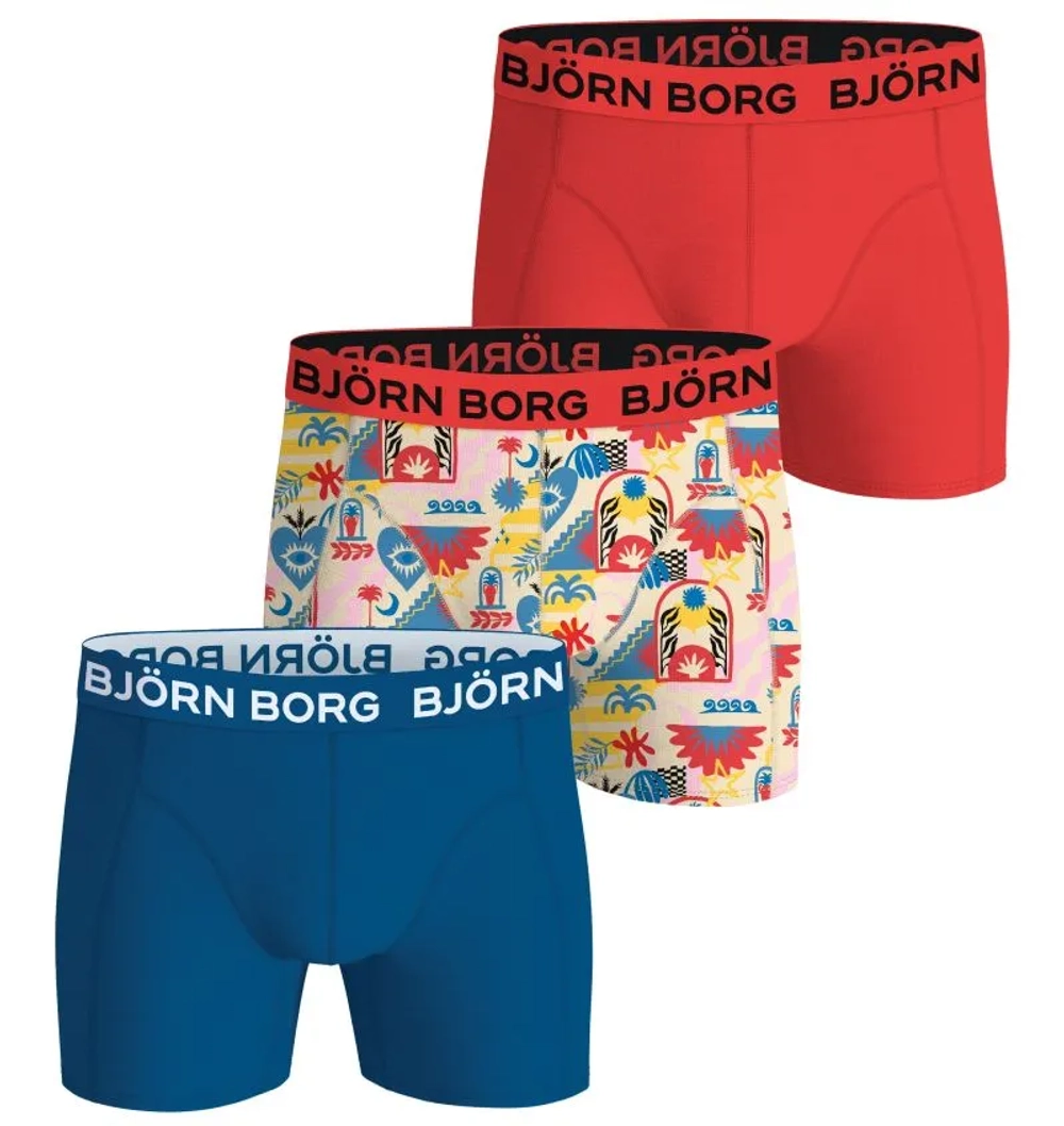 Боксерки теннисные Bj_rn Borg Cotton Stretch 3P - multicolor