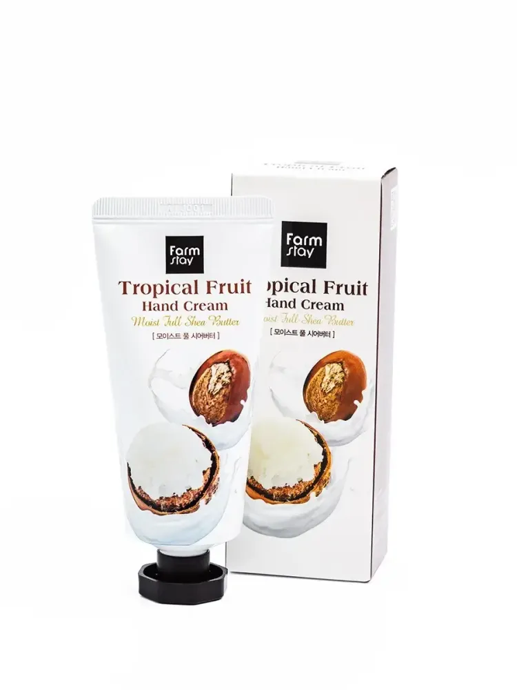 Крем для рук с кокосом и маслом ши Farm Stay Tropical Fruit Coconut & Shea Butter Hand Cream 50 мл