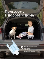 Горшок дорожный ROXY-KIDS складной и насадка на унитаз HandyPotty с тремя пакетами