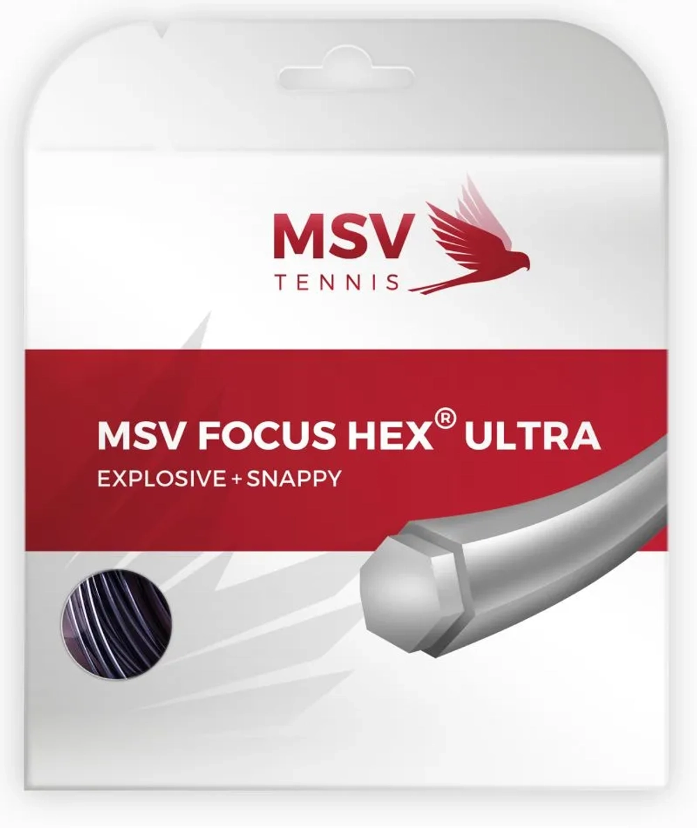 Струны теннисные MSV Focus Hex Ultra (12 m) - black