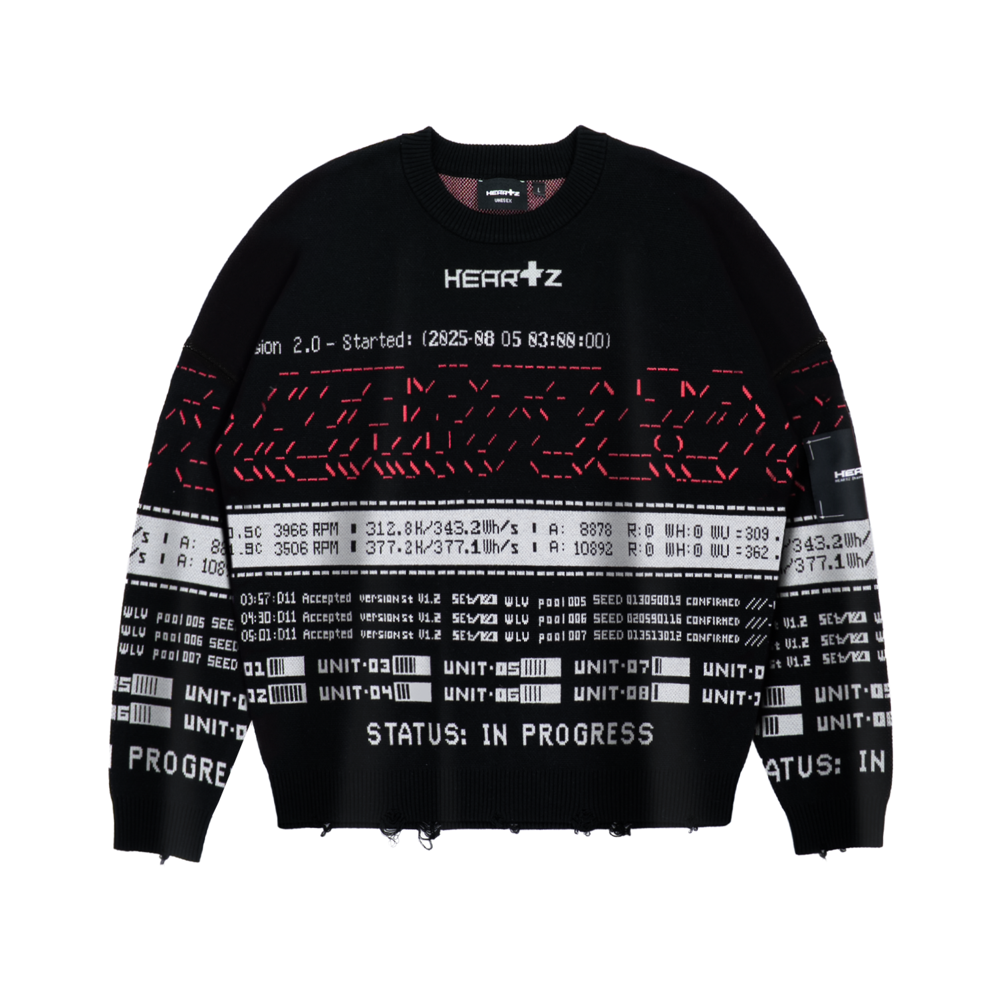 «DATABASE» Knitted Sweater