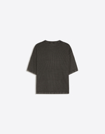 Мужская футболка с коротким рукавом, нашивками и эффектом стирки - BERSHKA