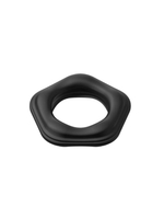 Черное эрекционное кольцо №05 Cock Ring (Цвет: черный)