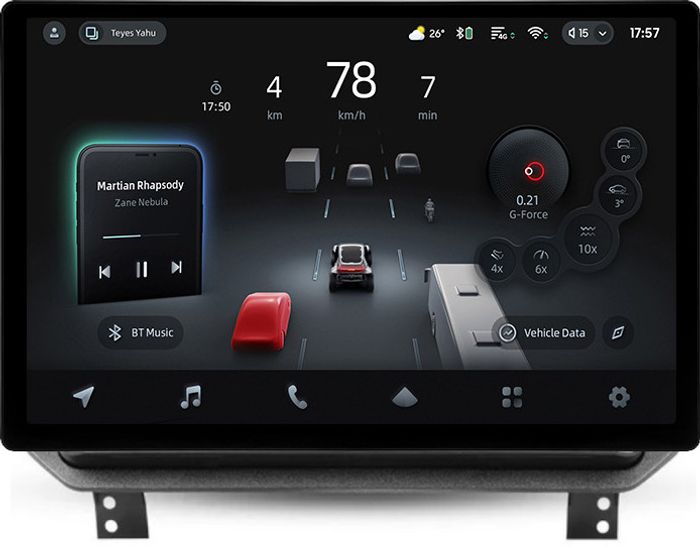 Магнитола для Mitsubishi Outlander 4 2021+ (штатная КЗВ) - Teyes CC4-PRO монитор 13" 2K QLED на Android 13, Быстрейшая, Snapdragon 778G, ИИ, CarPlay, DSP, 4G SIM-слот