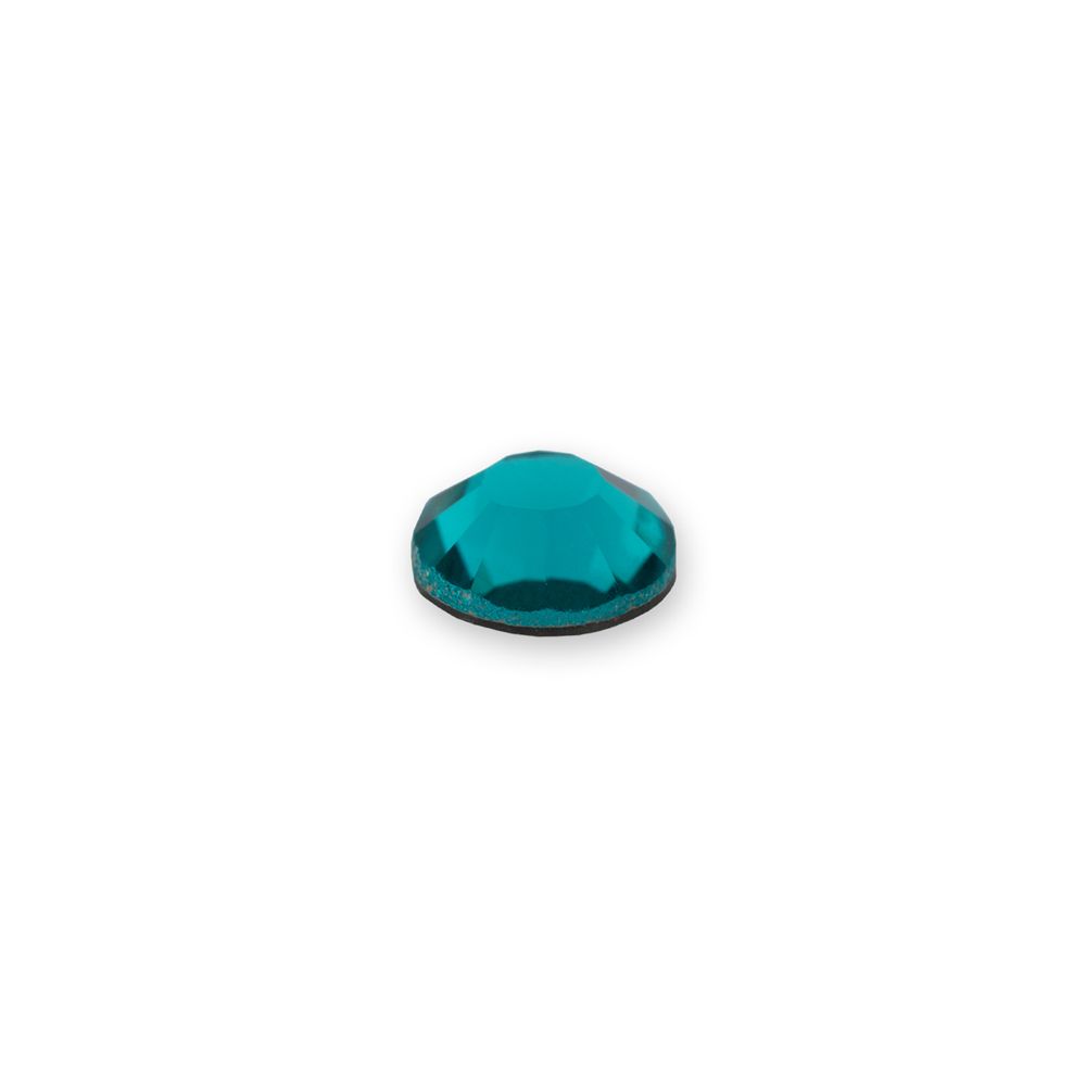 Стразы клеевые стекло 4.7 мм, 5х24 шт, SS20 №09 бирюзовый (Blue Zircon), Zlatka ZRTG-2024