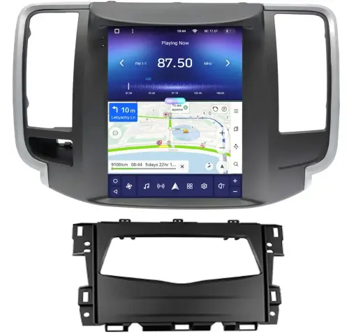 Магнитола для Nissan Teana J32 2008-2013 (ШГУ монохром) - Teyes TPRO 2 монитор 9.7" QLED в стиле "Тесла" на Android 10, Быстрая, 4G SIM-слот