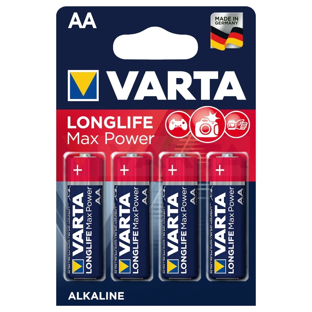 Элемент питания Varta LR6 BL/4 Longlife Max Power (комплект 4 шт)