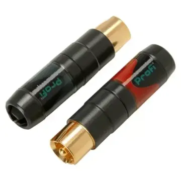 Neutrik NF2C-B/2 кабельный разъем RCA male (пара)
