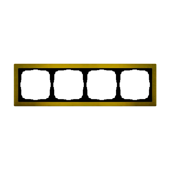 Рамка металлическая на 4 поста Systeme Electric ArtGallery Pure Золото GAL312404