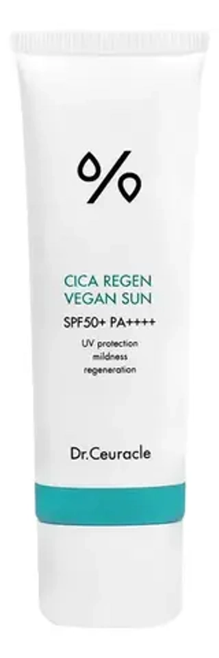 Dr. Ceuracle, Солнцезащитный веганский гель с центеллой Cica Vegan Sun, 50 мл,