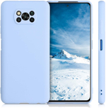 Мягкий Soft Touch чехол из силикона для XIAOMI POCO X3 / X3 PRO / X3 NFC с бархатной подкладкой