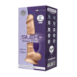 Телесный вибратор-реалистик 20см с пультом ДУ SilexD Premium Silicone Vibration 8" Model 1