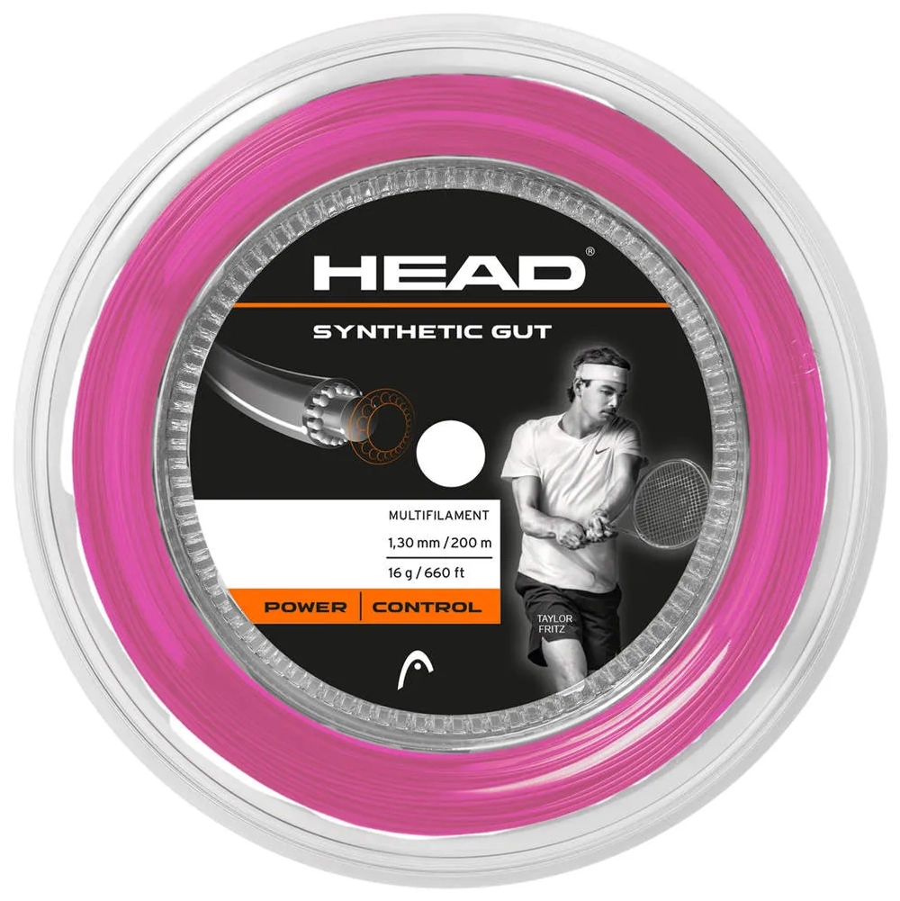 Струны теннисные Head Synthetic Gut (200 m) - pink