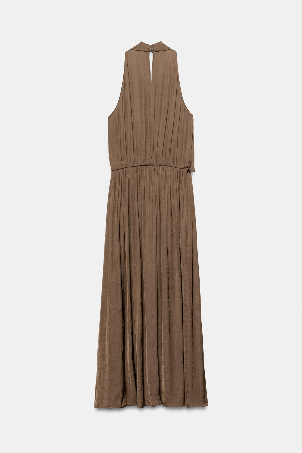 АТЛАСНОЕ ПЛАТЬЕ МИДИ — ZARA