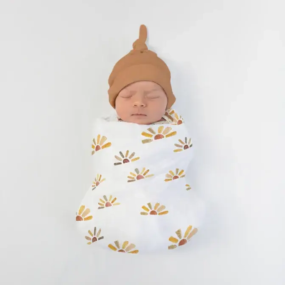 SwaddleDesigns SDM-1043WSD Набор пеленок муслин 3 шт. - set of 3 - Bohemian Happiness - featuring Watercolor Sunny Days