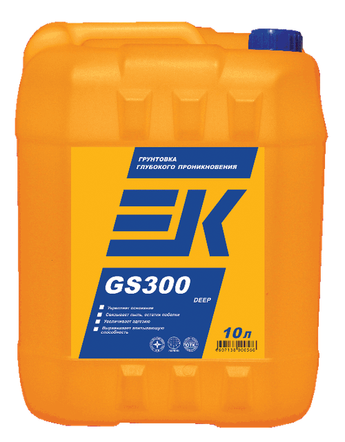 Грунтовка глубокого проникновения ЕК GS 300 DEEP (10Л)