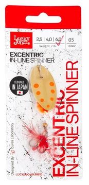 Блесна вращ. Lucky John EXCENTRIC IN-LINE 06.0г 005 в блистере