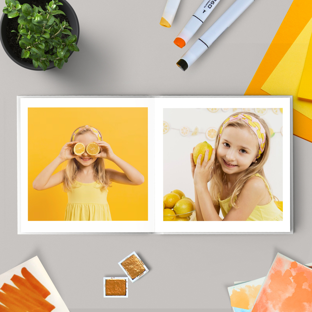 PSD-Шаблон фотокниги "Lemon"