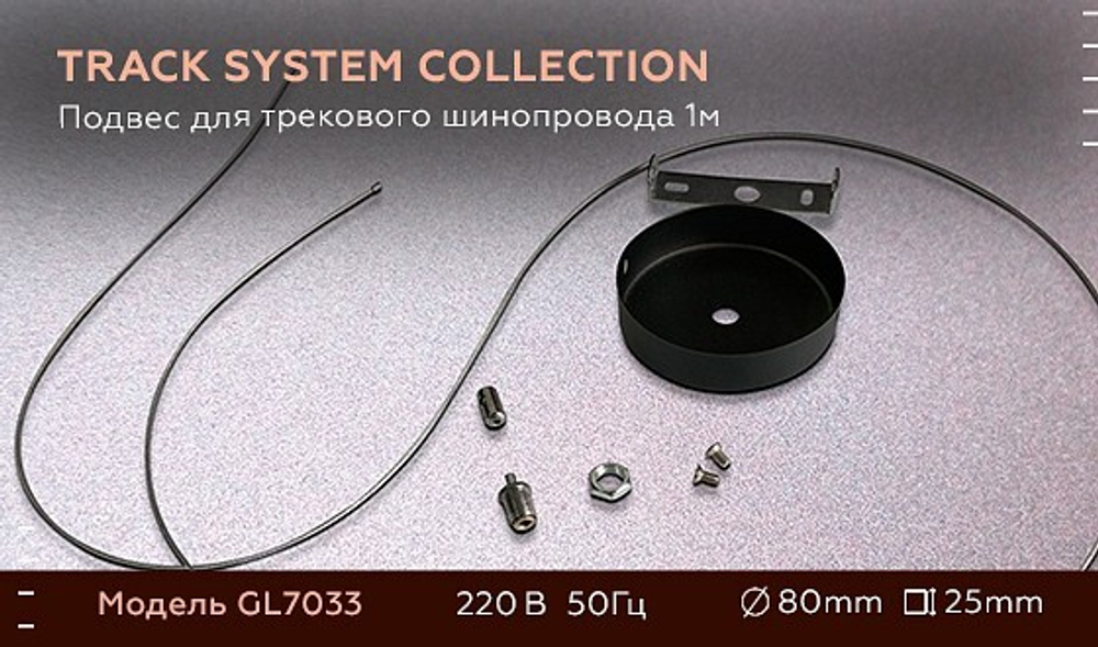 Подвес для трека Ambrella Light GL GL7033