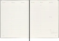 Еженедельник Moleskine Pro XLarge Vertical 190х250 мм 264 стр черный (DHB12PRO4) 2