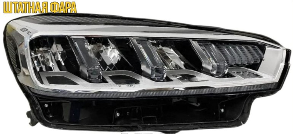 Chery Tiggo 8 (2019-2025) LED рефлектор рамки для установки линз (комплект)