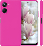 Мягкий Soft Touch чехол из силикона для REALME 10 PRO (не PLUS !) с бархатной подкладкой